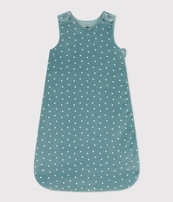 Velour 2 TOG sleeping bag BRUT blue/MARSHMALLOW white