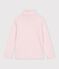Children's stripy cotton rollneck top pink/pink