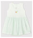 Baby Girls' Gingham Organic Cotton Bodysuit Dress