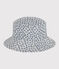 Girls' Blue Floral Cotton Gauze Floppy Sun Hat AVALANCHE /INCOGNITO