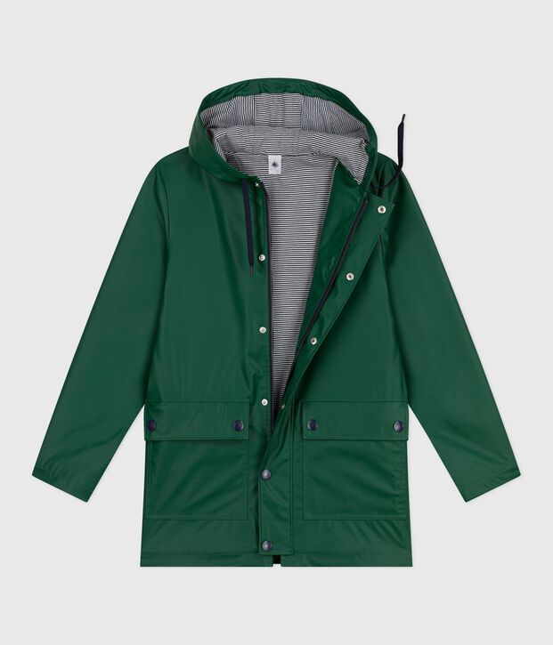 Iconic raincoat for men or women green