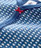Baby Girls' Blue Tube-Knit Footless Sleepsuit MAJOR blue/ECUME white
