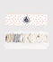 Pack of newborn babies' plain cotton socks variante 1
