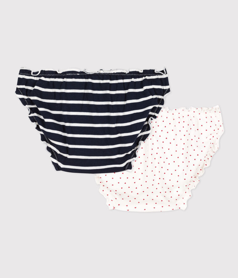 Women's Heart and Stripe Cotton Briefs - 2-Pack variante 1