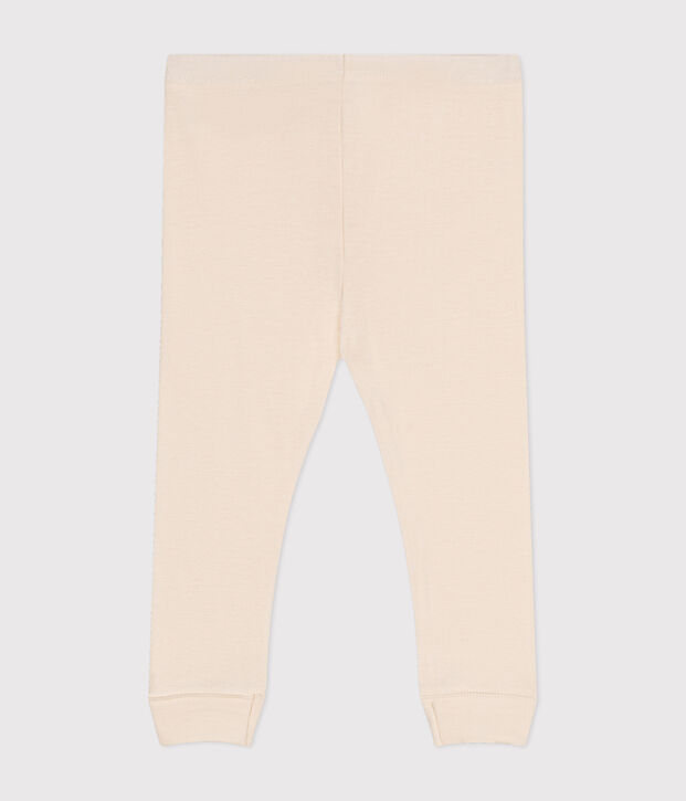 Babies' Cotton Leggings Ecru