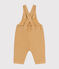 Babies' long coloured denim dungarees TOURONE beige