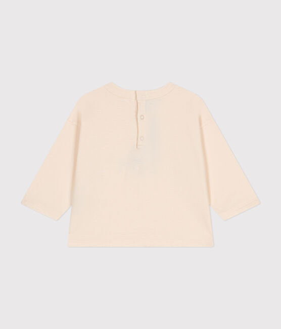 Babies' long sleeved T-shirt in fine jersey AVALANCHE Ecru
