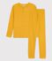Unisex Plain Cotton/Tencel Pyjamas OCRE yellow