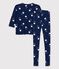 Pyjama Tajine Banane x Petit Bateau Nursing Pyjamas MEDIEVAL blue/MULTICO white