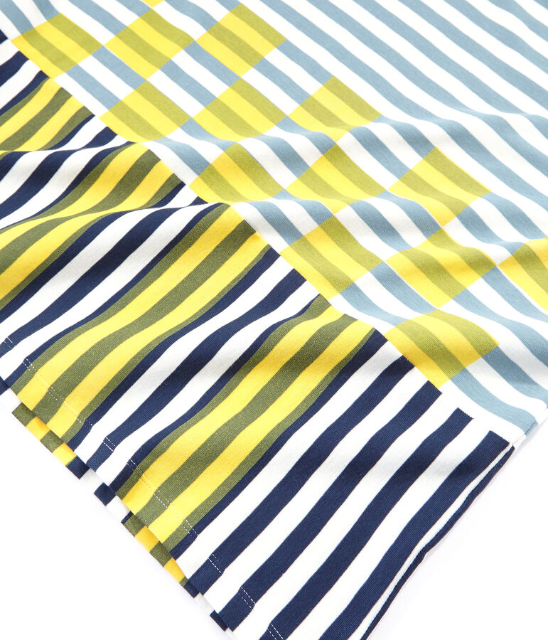 Unisex short-sleeved graphic t-shirt white/multicolor