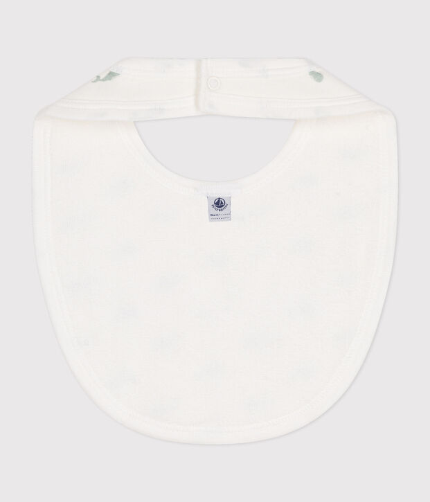 Babies' bib white/green