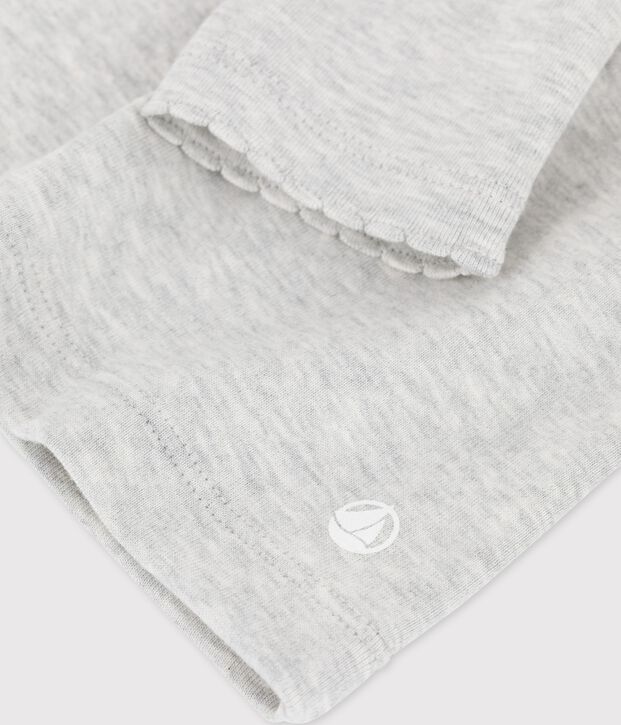 Children's Unisex Cotton Roll Neck grey