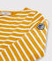 Women's iconic Breton top BOUDOR yellow/MARSHMALLOW white