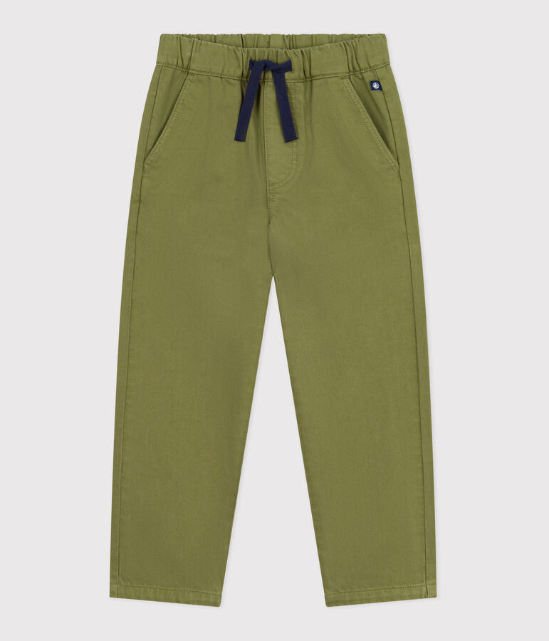 Children's denim trousers green