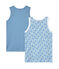 Set of 2 boys' tank tops LOT white