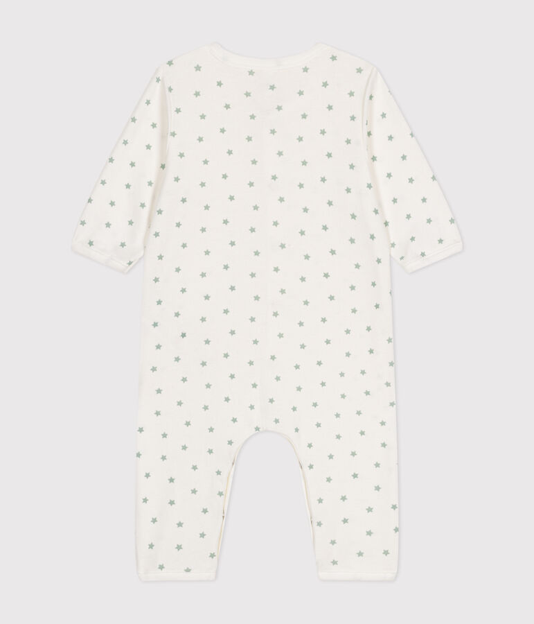 Babies' Footless Cotton Pyjamas MARSHMALLOW white/HERBIER