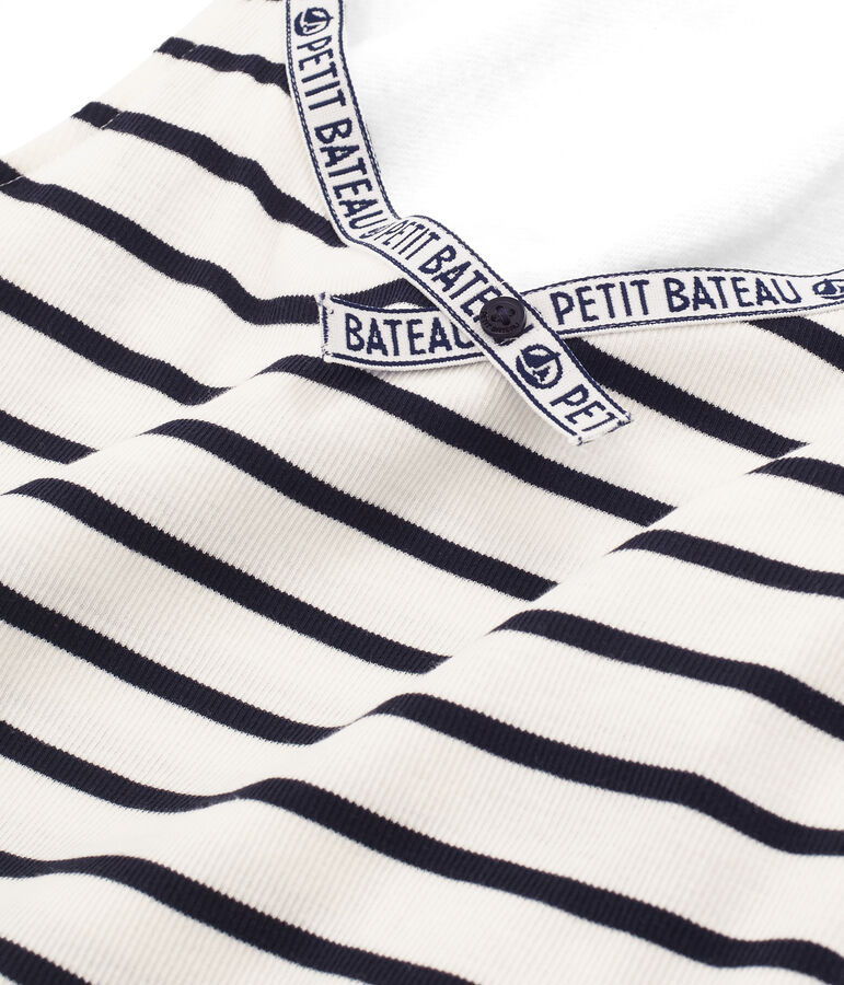 Women's sleeveless top white/blue