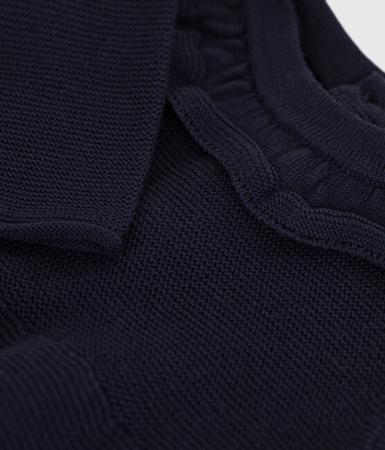 Babies' Long-Sleeved Knit Dress SMOKING blue