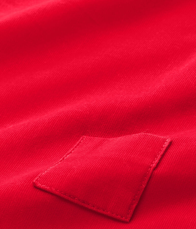 Baby boy's velours overalls FROUFROU red