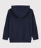 Boys' Cotton Zip-Up Hoody SMOKING blue