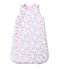 Baby girl's reversible sleeping bag ECUME white/MULTICO white