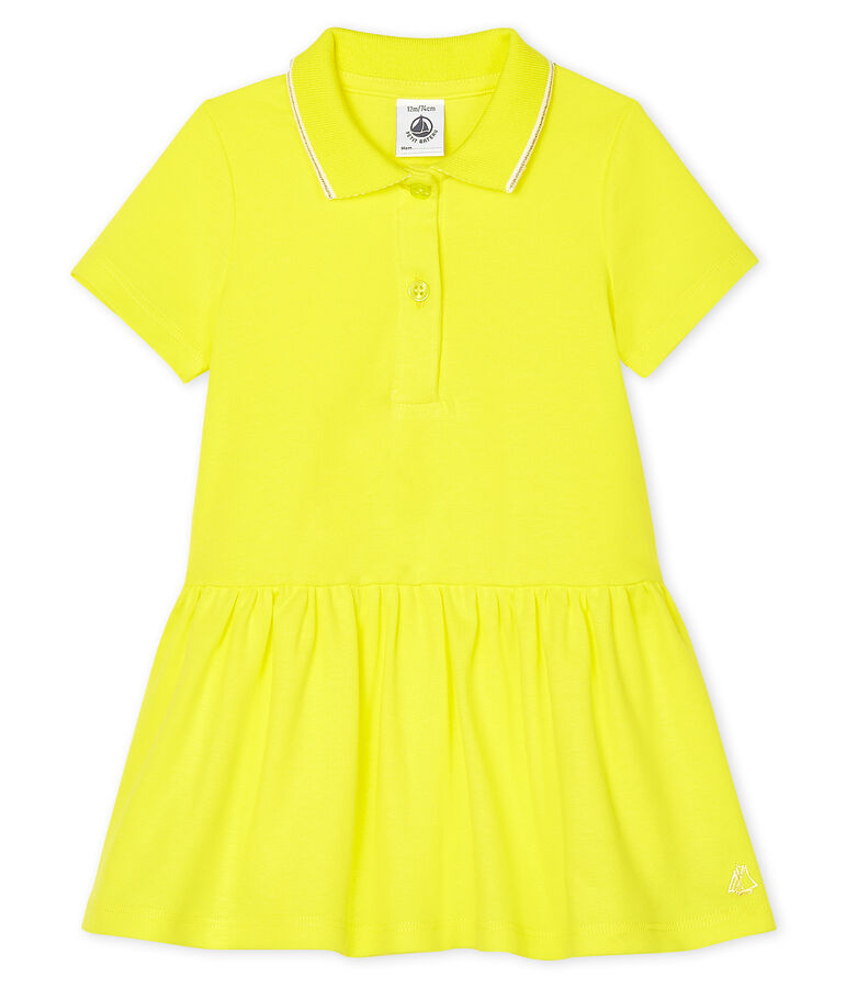 Baby Girls' Polo Shirt Dress yellow
