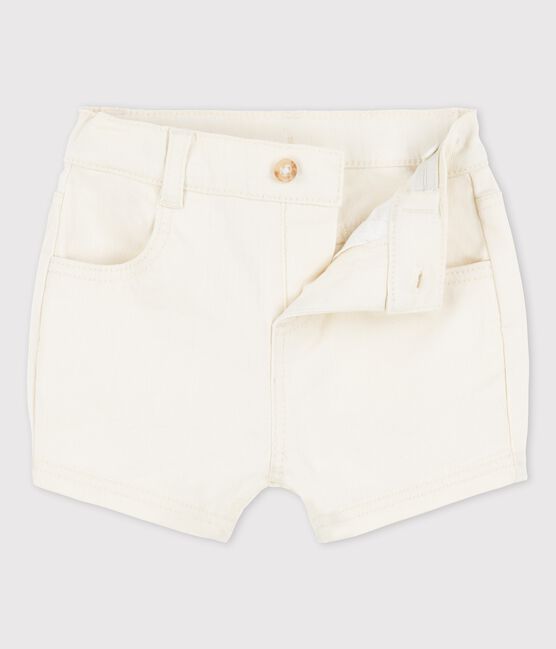 Babies' Denim Shorts AVALANCHE Ecru