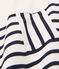 Women's short-sleeved dress MARSHMALLOW white/SMOKING blue