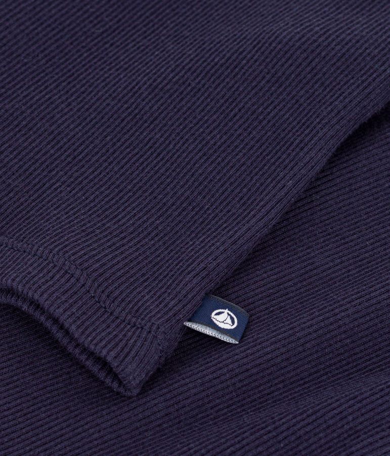 Women's plain cotton tank top blue