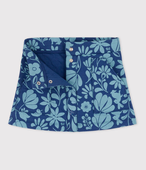 Girls' Printed Quilted Tube Knit Skirt CREPUSCULE /ROVER