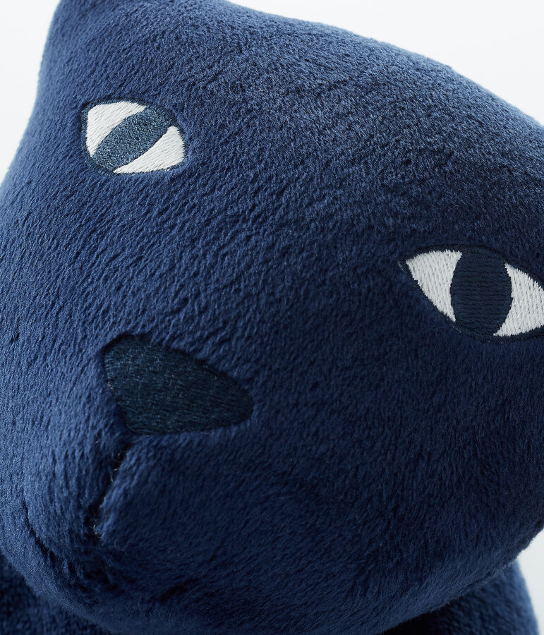 Velour Panther Cushion blue