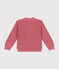 Little girls' cotton cardigan ROSEWOOD pink