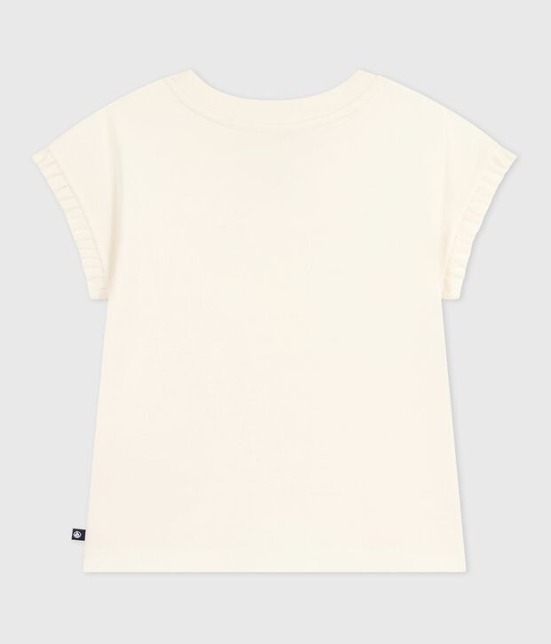 Children's short-sleeved printed T-shirt MILK