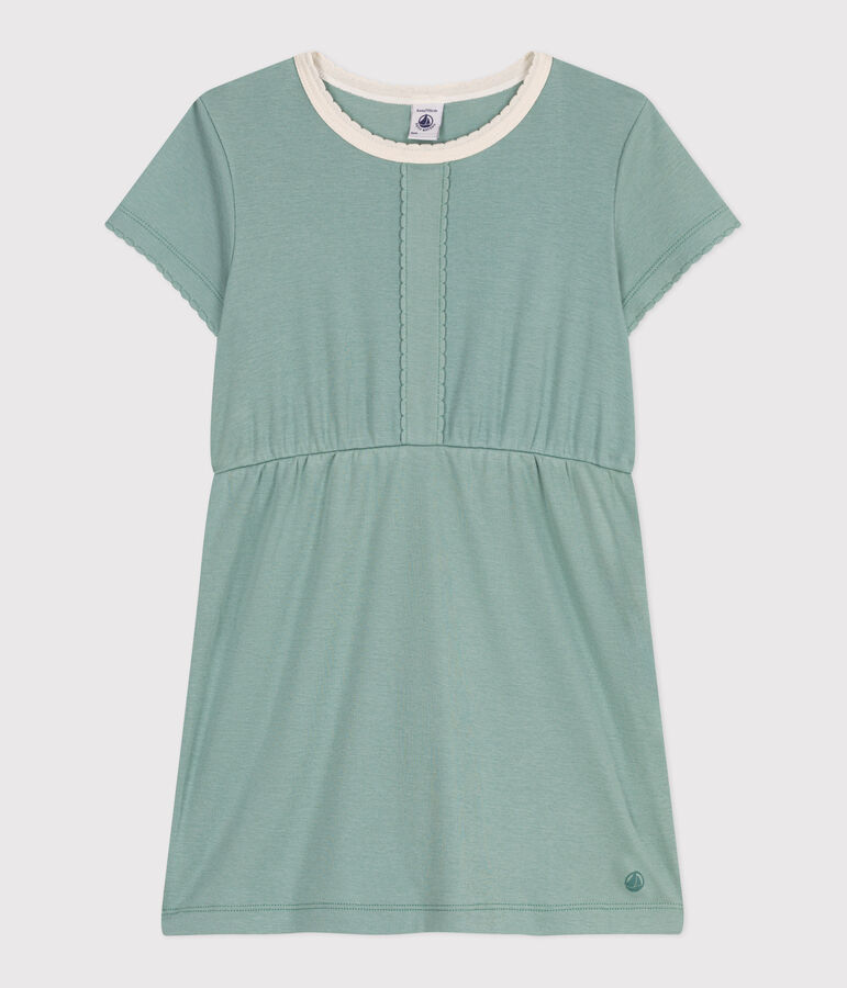 Children's short-sleeved plain cotton dress PAUL green