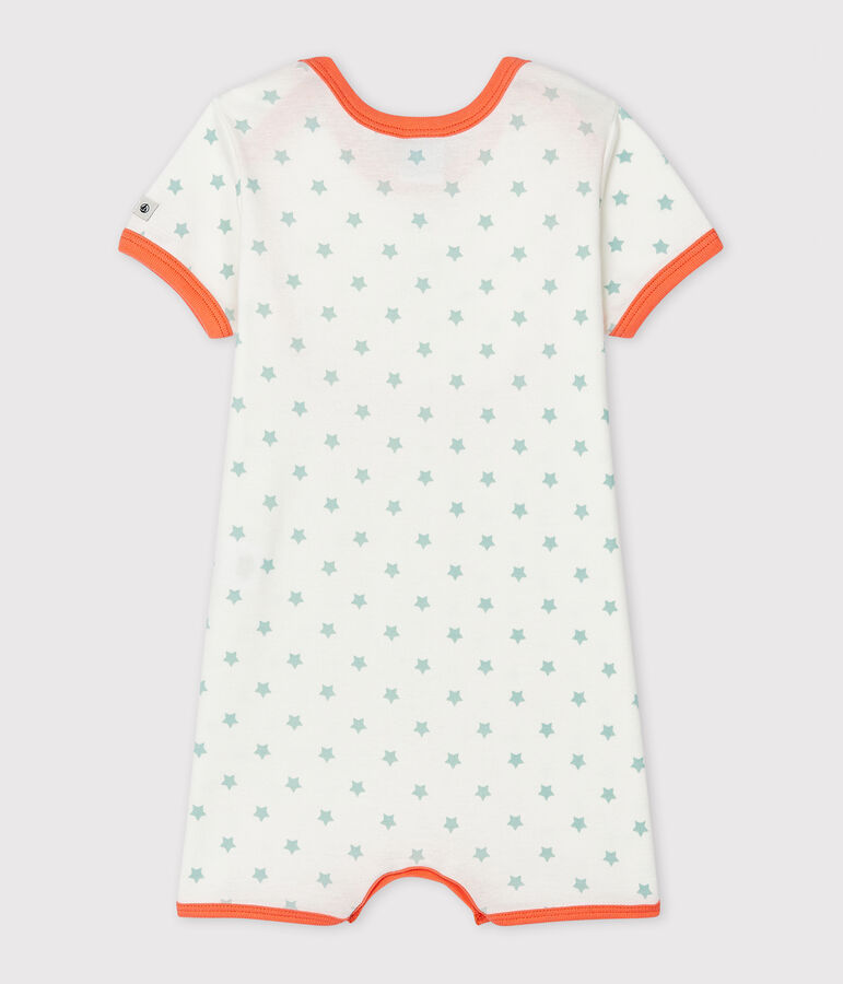 Baby Boys' Ribbed Playsuit white/blue