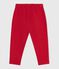 Babies' plain cotton trousers POMPEI red