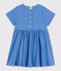 Girls' Short-sleeved English embroidery Dress