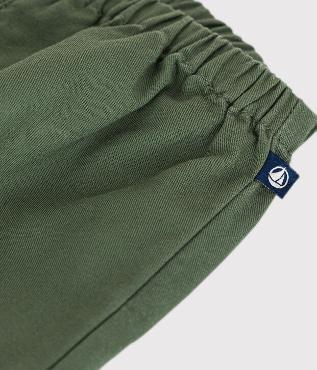 Babies' Cotton/Linen Trousers green