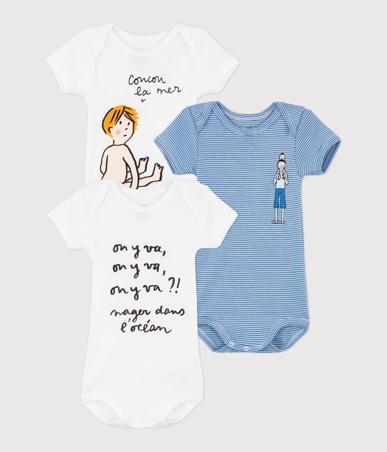 Babies' Short-Sleeved Bodysuit - 3-Pack variante 1
