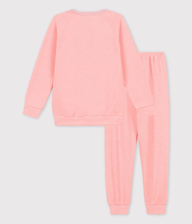 Pyjamas in Brushed Terry Towelling pink