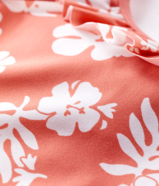 Babies' Eco-Friendly Swimsuit PAPAYE pink/MARSHMALLOW