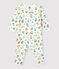 Babies' Floral Footless Cotton Sleepsuit MARSHMALLOW white/MULTICO white