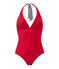 Women's one-piece swimsuit TERKUIT red