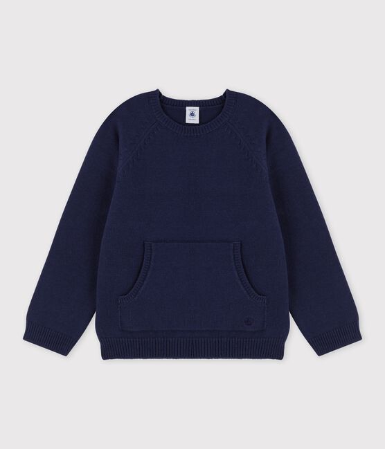 Boys' Wool/Cotton Jumper SMOKING blue