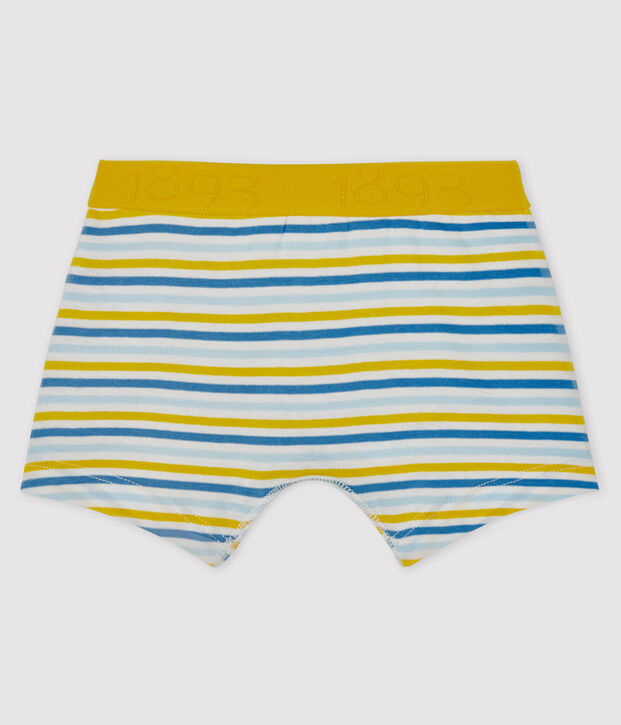 Boys' boxer shorts white/multicolor