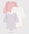 Long-Sleeved Cotton Bodysuits - 3-Pack variante 1