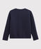 Girls' Tube Knit Cardigan SMOKING blue