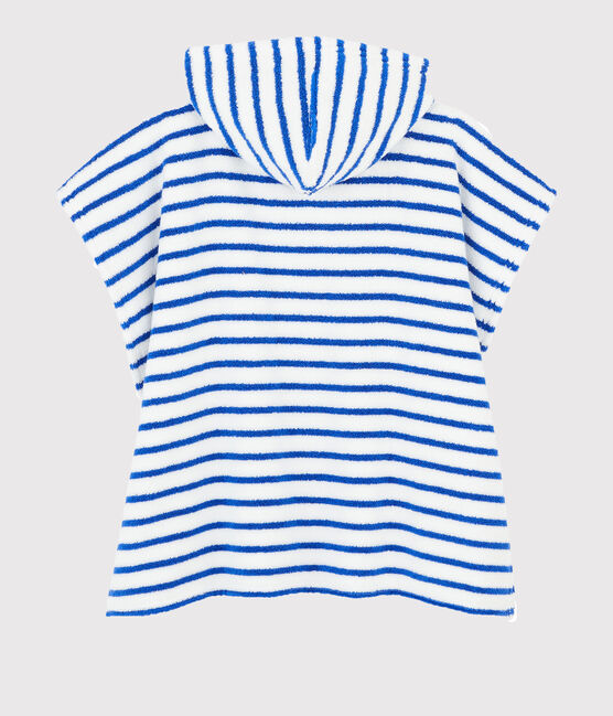 Babies' Unisex Hooded Beach Poncho SURF blue