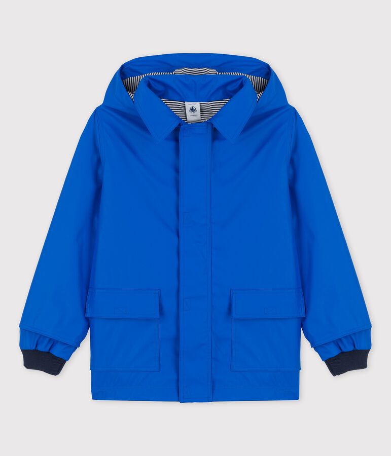 CHILDREN'S UNISEX ICONIC RECYCLED RAINCOAT blue