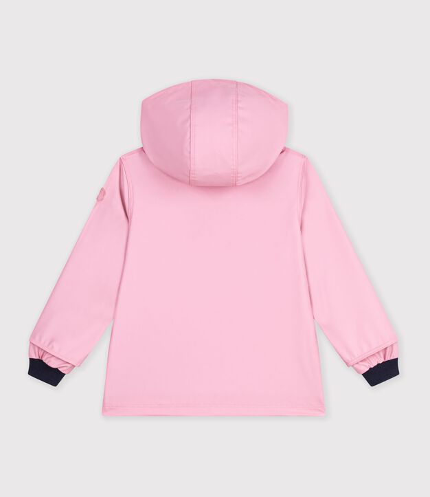 Children's plain iconic raincoat pink
